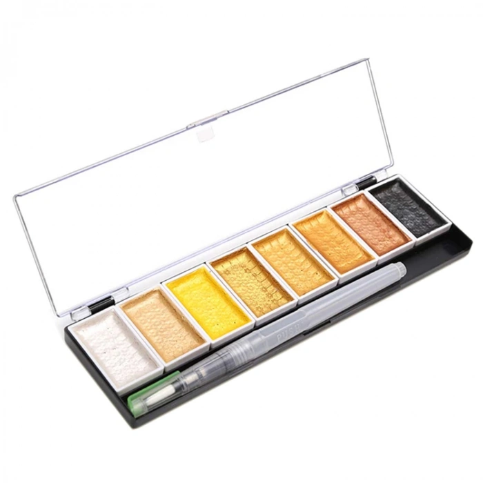 ARTZONE METALİK SULU BOYA SETİ 8 RENK STARRY COLORS