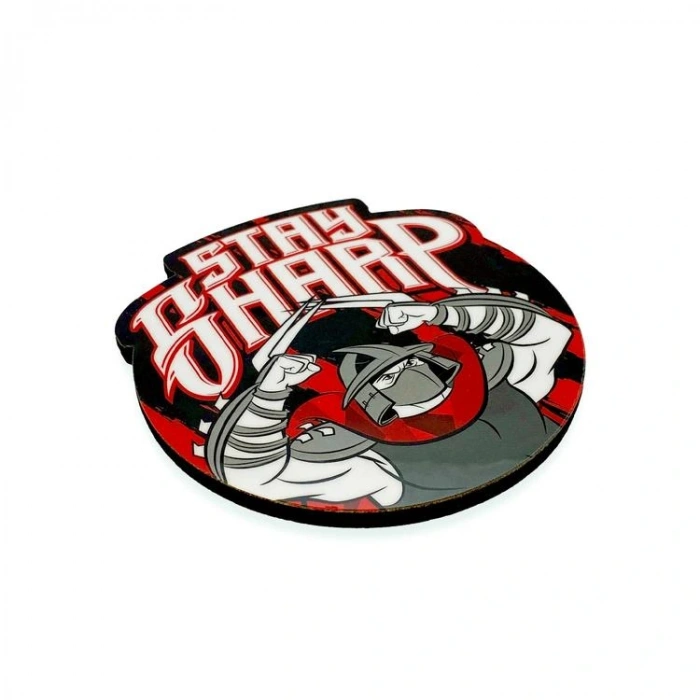 MACMUG BAL-382966 NINJA TURTLES STAY SHARP SİYAH  BARDAK ALTLIĞI