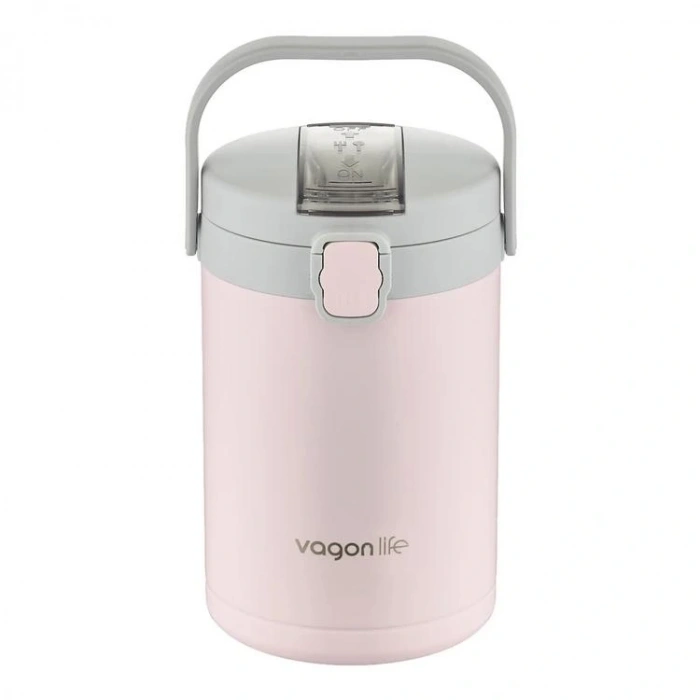 VAGONLİFE ÇELİK YEMEK KABI TEK HAZNELİ İKİ BÖLMELİ LUNCH BOX BL10089 2100 ML