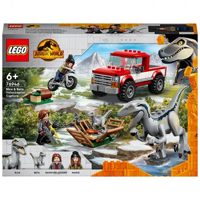 LEGO 76946 JURASSIC WORLD BLUE VE BETA VELOCIRAPTOR YAKALAMA