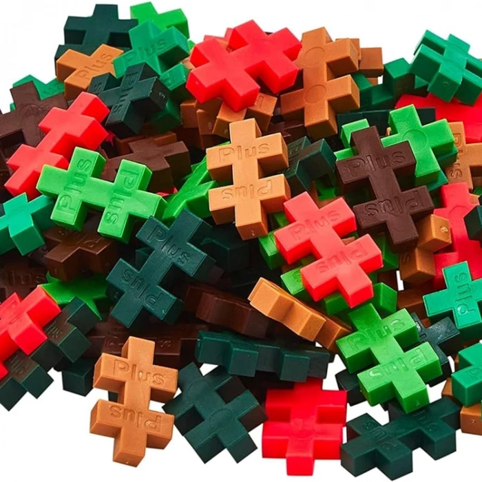 PLUS-PLUS 4266 JUNGLE MİNİ MİX BLOK PUZZLE YAPI SETİ 100 PARÇA TÜP