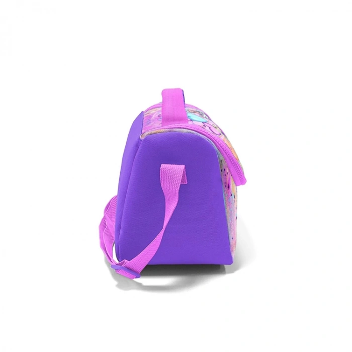 CORAL HIGH 11755 KIDS PEMBE MOR FASHION GIRL DESENLİ THERMO BESLENME ÇANTASI