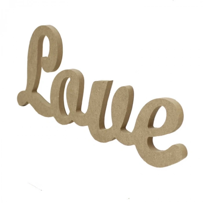 TEKNOPOİNT AHŞAP HOBİ OBJE09 LOVE YAZI