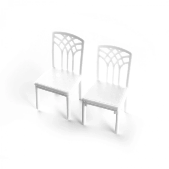 JORDANIA MAKET JE07-E3025-01 SANDALYE BEYAZ 1/025