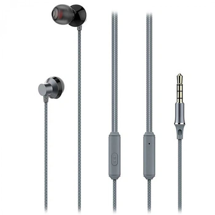 S-LİNK SWAPP SW-K8 BUMMER MOBİL TELEFON UYUMLU METAL KULAK İÇİ MİKROFONLU KULAKLIK - SİYAH