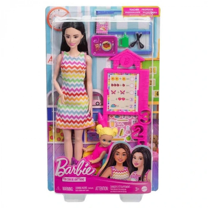MATTEL JCR71 BARBIE KARİYER BEBEKLERİ JRC77 - ÖĞRETMEN
