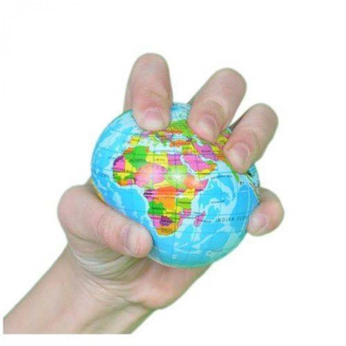 ALMİRAN ALM-3401  DÜNYA HARİTALI STRES TOPU 6.3cm