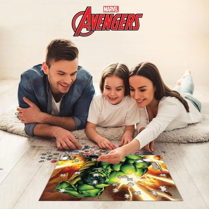 NECOTOYS 32672 PRIME AVENGERS HULK 500 PARÇA 3D PUZZLE