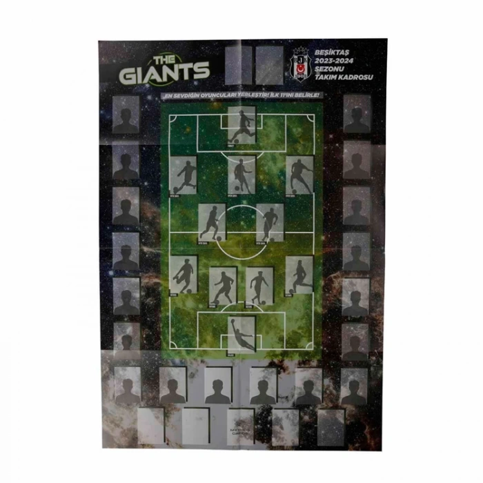 MYTHOS BEŞİKTAŞ 2023-2024 SEZONU THE GIANTS DEV POSTER VE ÇIKARTMA SETİ