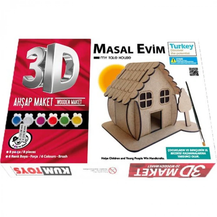 KUMTOYS KM5252 3D AHŞAP MAKET