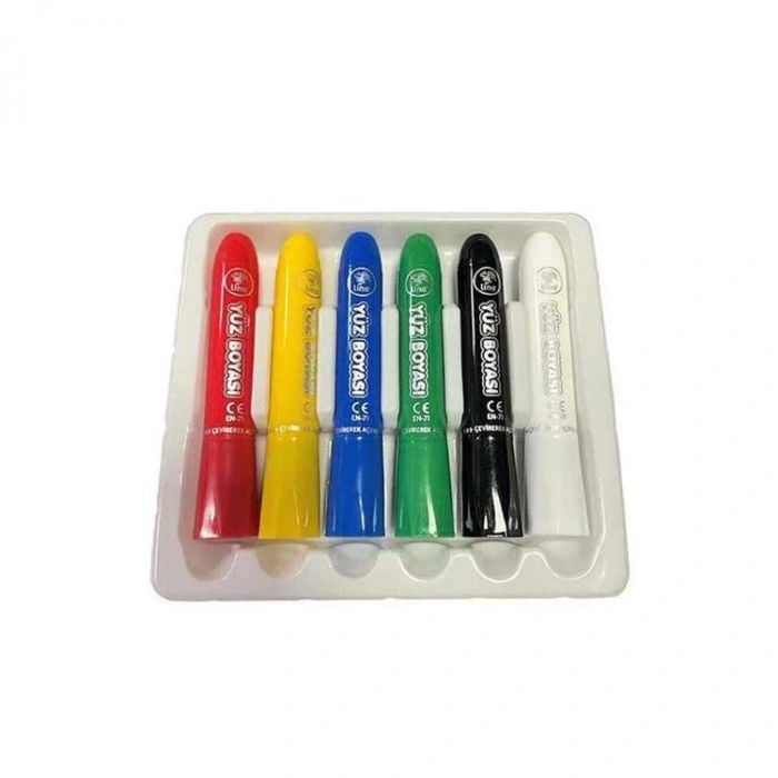 LINO LN-901 KALEM TİPİ YÜZ BOYASI 6 RENK