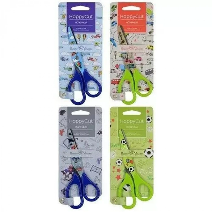 BRUNO VISCONTI HAPPYCUT BASKILI ÇOCUK MAKASI 13.7cm 60-0033