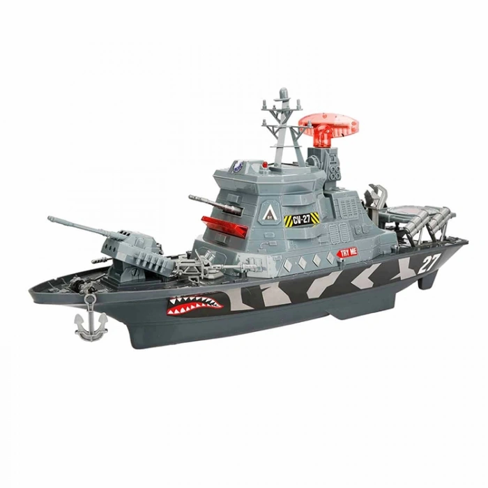 SUNMAN 182B-106F HERO COMBAT SESLİ VE IŞIKLI ASKERİ DONANMA GEMİSİ