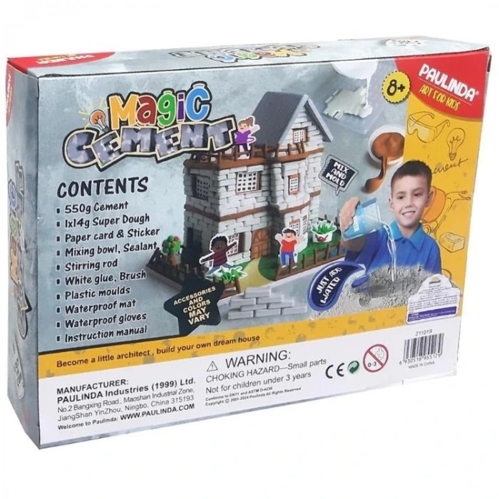 SUNMAN PAULINDA MAGIC CEMENT 211019 RÜYA EVİ İNŞAAT SETİ 8+