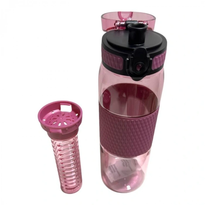 UZSPACE MATARA TRITAN 5060 DETOKS BÖLMELİ 530 ML PLUM RED