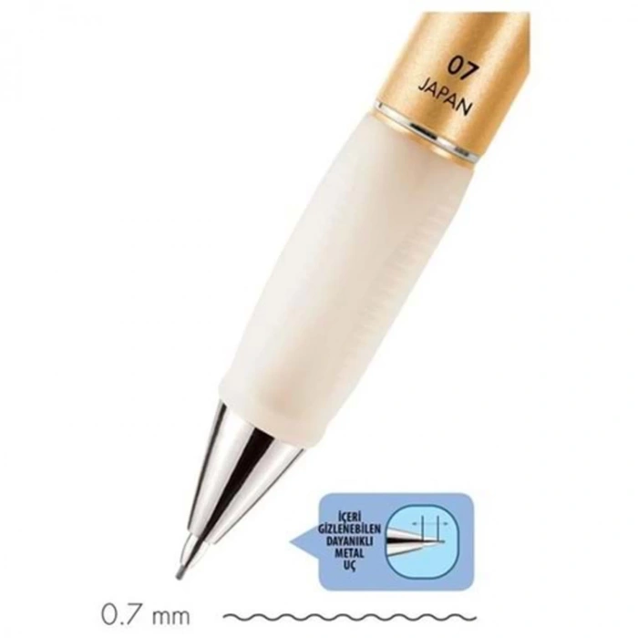 SERVE DEEP MEKANİK VERSATİL KALEM 0.7mm METALİK ALTIN