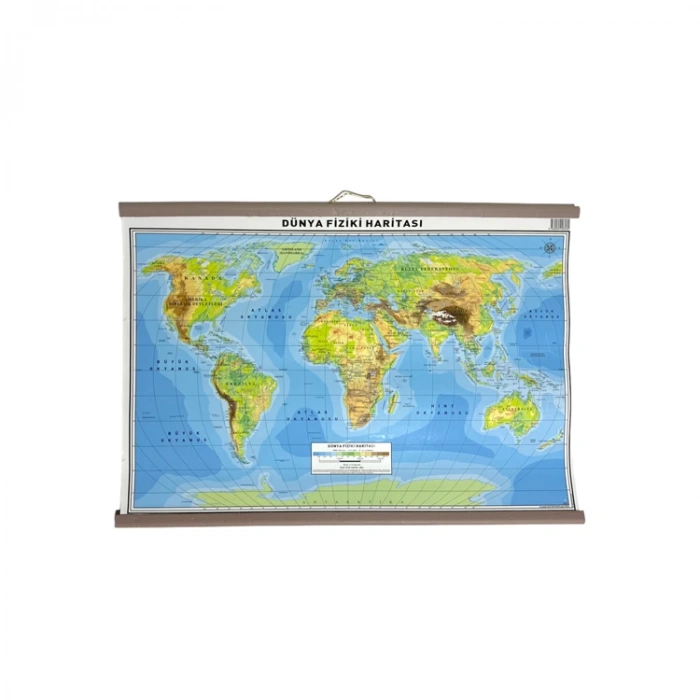 ODAK 35X50 DÜNYA SİYASİ - FİZİKİ HARİTASI
