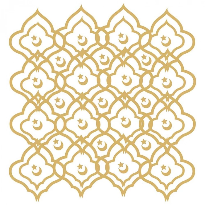 ARTDECO SİMLİ KOLAY TRANSFER 25X25CM DESEN NO:6