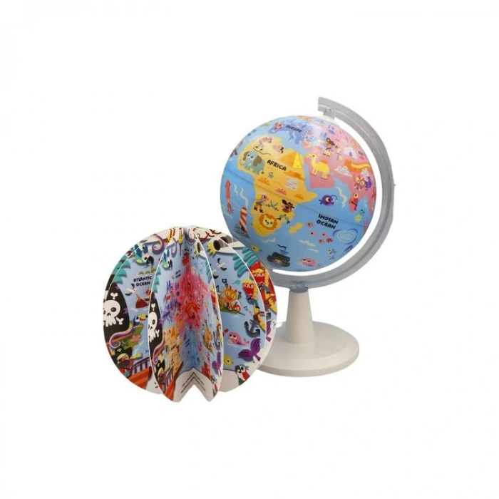 GÜRBÜZ 48254 20 CM LEGENDARY PIRATES GLOBE + BOOK + USB IŞIKLI KORSAN KÜRE