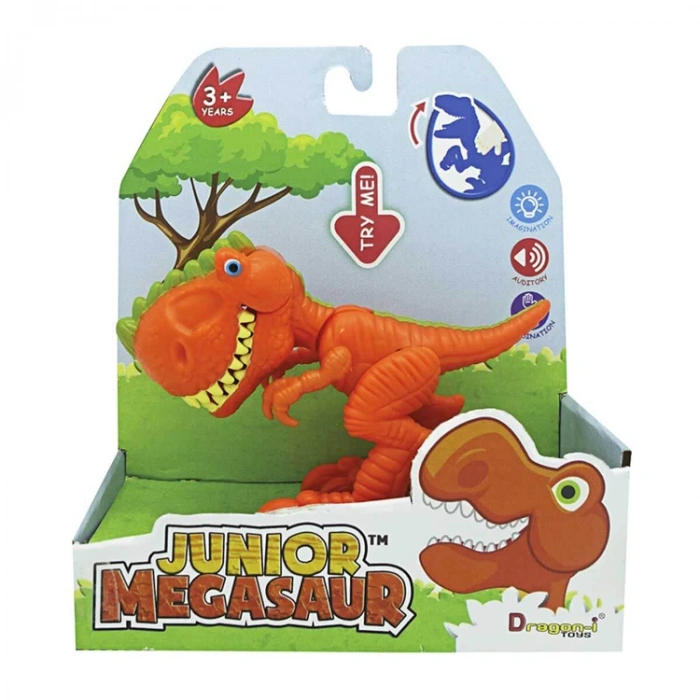 DRAGON TOYS 16916 JUNIOR MEGASAUR SESLİ VE IŞIKLI MİNİ T-REX