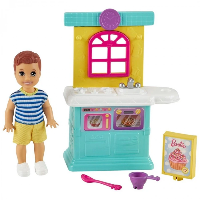 MATTEL FXG94- GRP16 BARBIE BEBEK BAKICISI SKIPPER OYUN SETİ