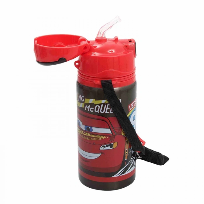 CARS 42084 PİPETLİ ÇELİK  MATARA (SULUK) 500ML