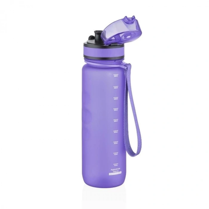 UZSPACE 1215 TUTMA DESTEKLİ TRITAN SOFT TOUCH PİPETSİZ MATARA 1215 500 ML  PURPLE