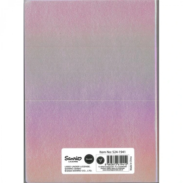 VICTORIAS JOURNALS 524-1941 KUROMI SMYTH FLEXY ESNEK VEGAN DERİ KAPAKLI 13X18 80 GR. 80 YAPRAK ÇİZGİLİ DEFTER