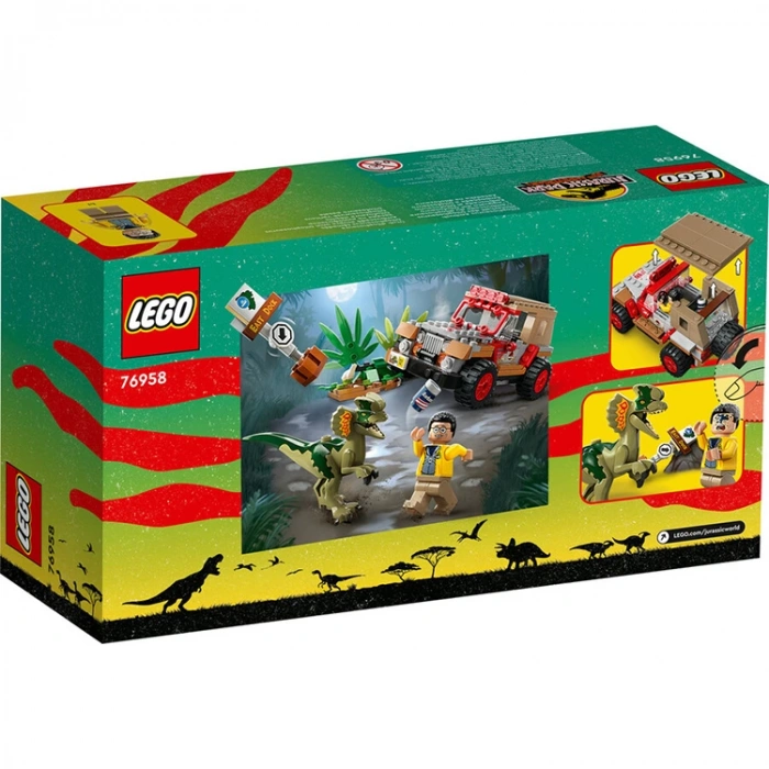 LEGO 76958 JURASSIC WORLD DİLOPHOSAURUS PUSUSU