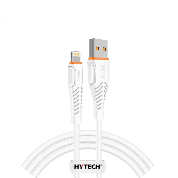 HYTECH HY-X335 1.2M 3A LİGHTNİNG BEYAZ DATA + ŞARJ KABLOSU