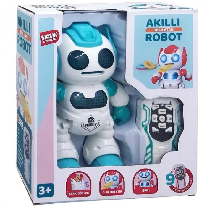 BİRLİK 606-30 KUTULU SESLİ IŞIKLI DİSK ATAN AKILLI ROBOT