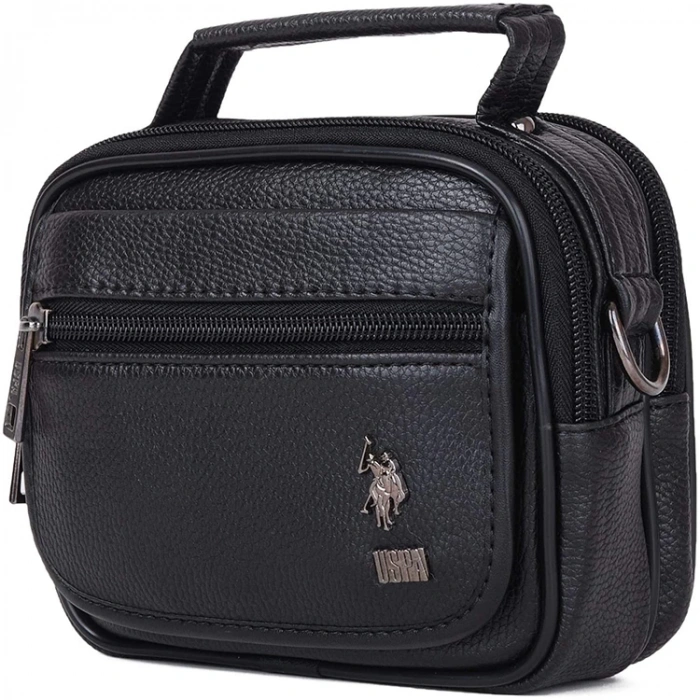 U.S POLO PLEVR8417 ERKEK EL VE OMUZ ÇANTASI SİYAH