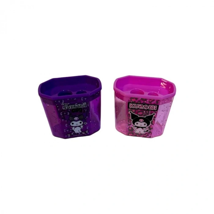 TMN 586478 KUROMİ ÇİFT BIÇAKLI (GÖZLÜ) HAZNELİ DİKDÖRTGEN KALEMTRAŞ - (TEKLİ)