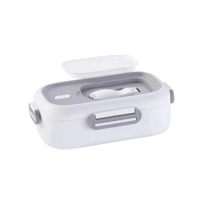 VAGONLİFE PASLANMAZ ÇELİK YEMEK KABI - LUNCH BOX BL2106 GRİ-BEYAZ