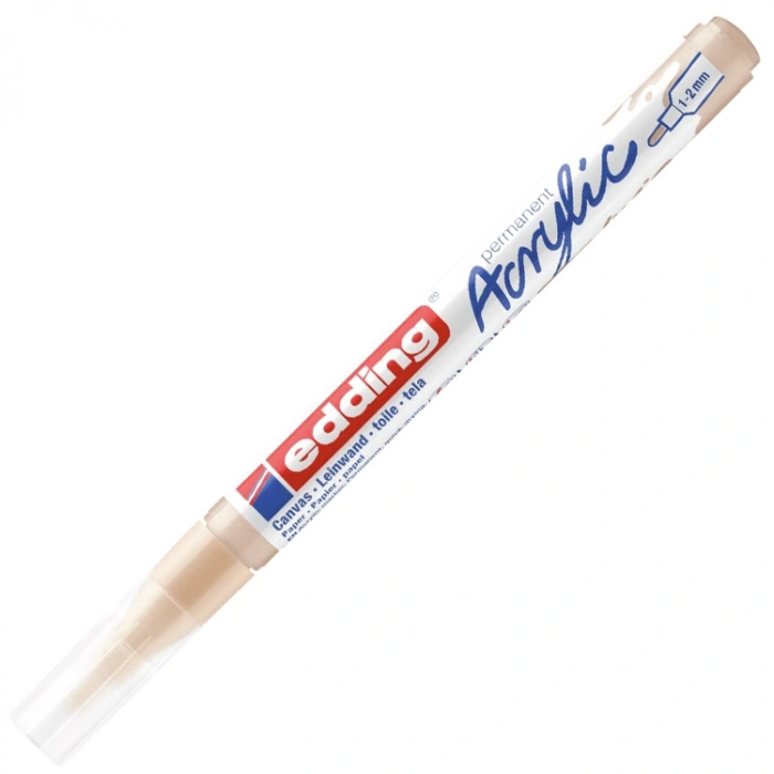 EDDING 5300 NO:255 AKRİLİK KALEM İNCE UÇLU 1-2mm BEJ