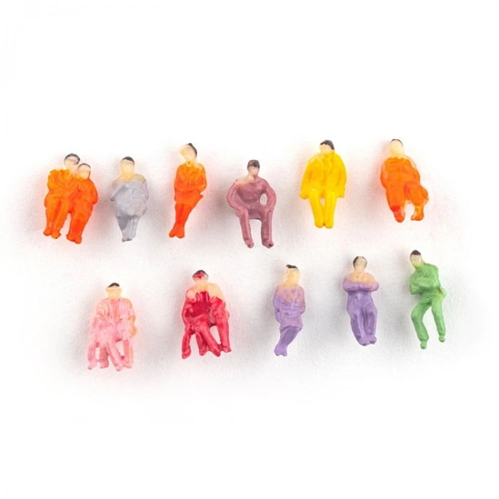 JORDANIA MAKET JE01-İBO1150 BOYALI İNSAN OTURAN 1/150