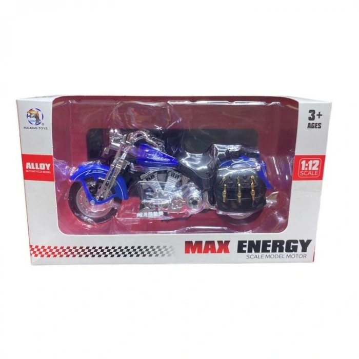 KIZILKAYA  HX796 1:12 MAX ENERGY ALLOY MODEL MOTORSİKLET 3+ KUTULU