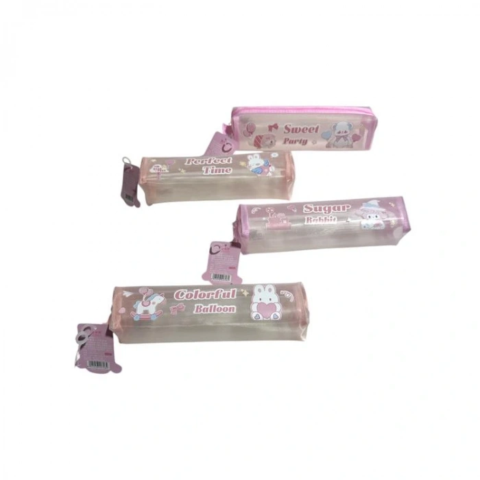 ODAK KT61052 TEK GÖZLÜ CANDY RABBIT FİLE KALEM ÇANTASI 22.5 x 5 x 5  - TEKLİ