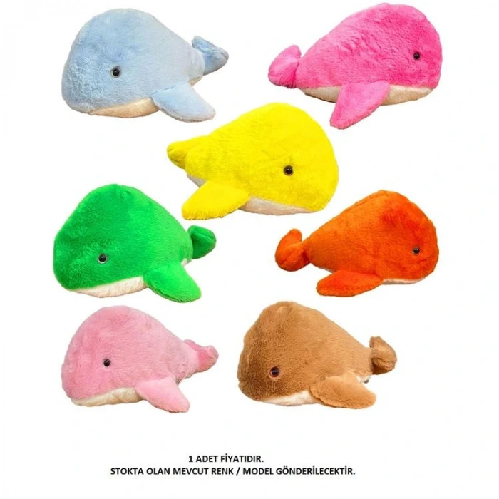 MOONTOYS PELUŞ SEVİMLİ BALİNA 40 CM.