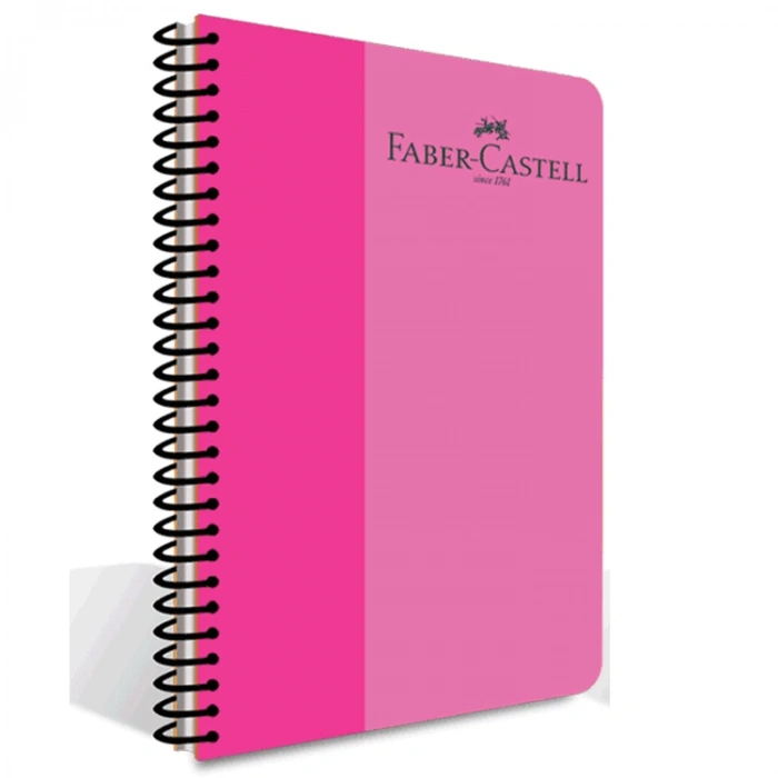 FABER CASTELL PP KAPAK BICOLOR SPRALLİ ÇİZGİLİ 120 YP DEFTER