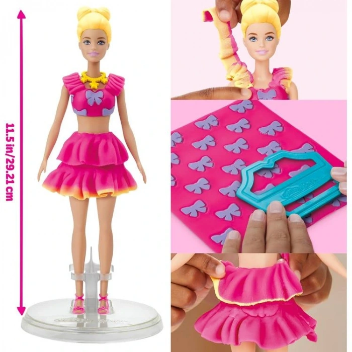 HASBRO PLAYDOH G1361/G1354A BARBIE RUFFLES AND BOWS OYUN SETİ 5+