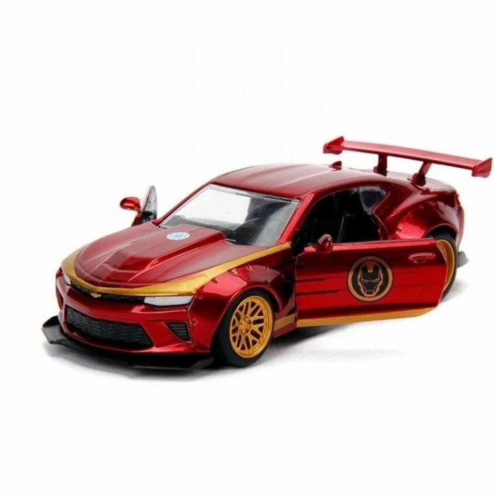 SİMBA JADA 3222003 MARVEL 1:32 2016 CHEVROLET CAMARO DIE CAST METAL ARABA 8+