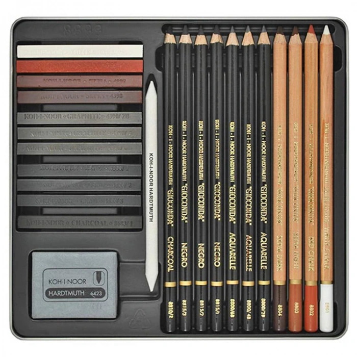 KOH-I NOOR 8899 GIOCONDA ÇİZİM KALEMİ SETİ 24 PARÇA