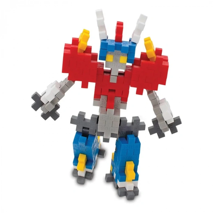 PLUS-PLUS 4270 MECHA BOT MİNİ MİX BLOK PUZZLE YAPI SETİ 100 PARÇA TÜP