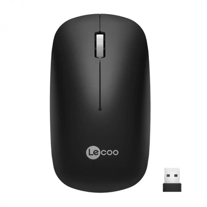 LENOVO LECOO WS214 1200 DPI 3 TUŞLU KABLOSUZ MOUSE SİYAH