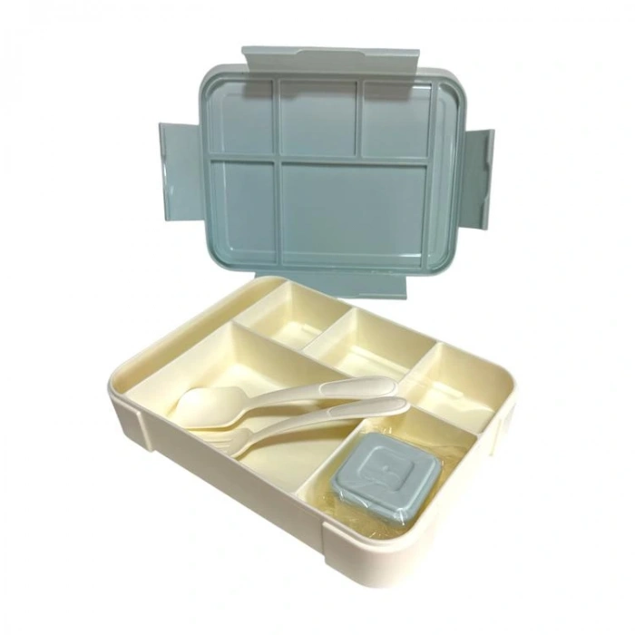 VAGONLİFE VGN1265 5  BÖLMELİ BESLENME YEMEK KABI- LUNCH BOX 1330 ML DENİZCİ MAVİ