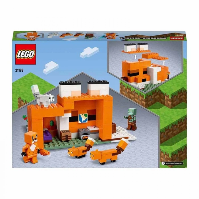 LEGO MINECRAFT 21178 THE FOX LODGE 193 PARÇA