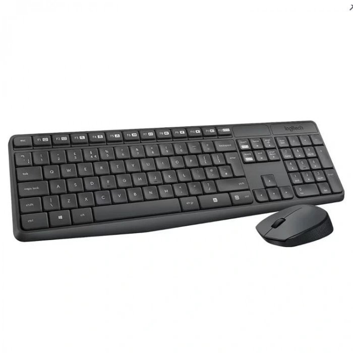 LOGITECH WRL Q TR MK235 SET KOYU GRİ SİYAH