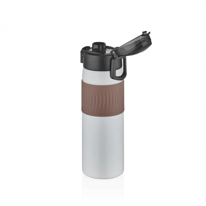 VAGONLİFE KİLİTLİ ÇELİK MATARA 031 580ML WHITE