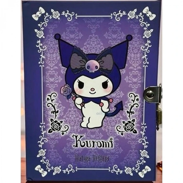 KUROMI 158 40 00 20X15 KİLİTLİ HATIRA DEFTERİ - TEKLİ